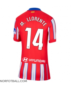 Billige Fotballdrakt Atletico Madrid Marcos Llorente #14 Replika Hjemmedrakt Dame 2024-25 Kortermet
